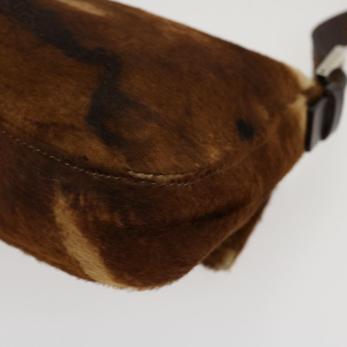 FENDI Mamma Baguette Shoulder Bag Harako leather Brown 2370/26424 yk7072B