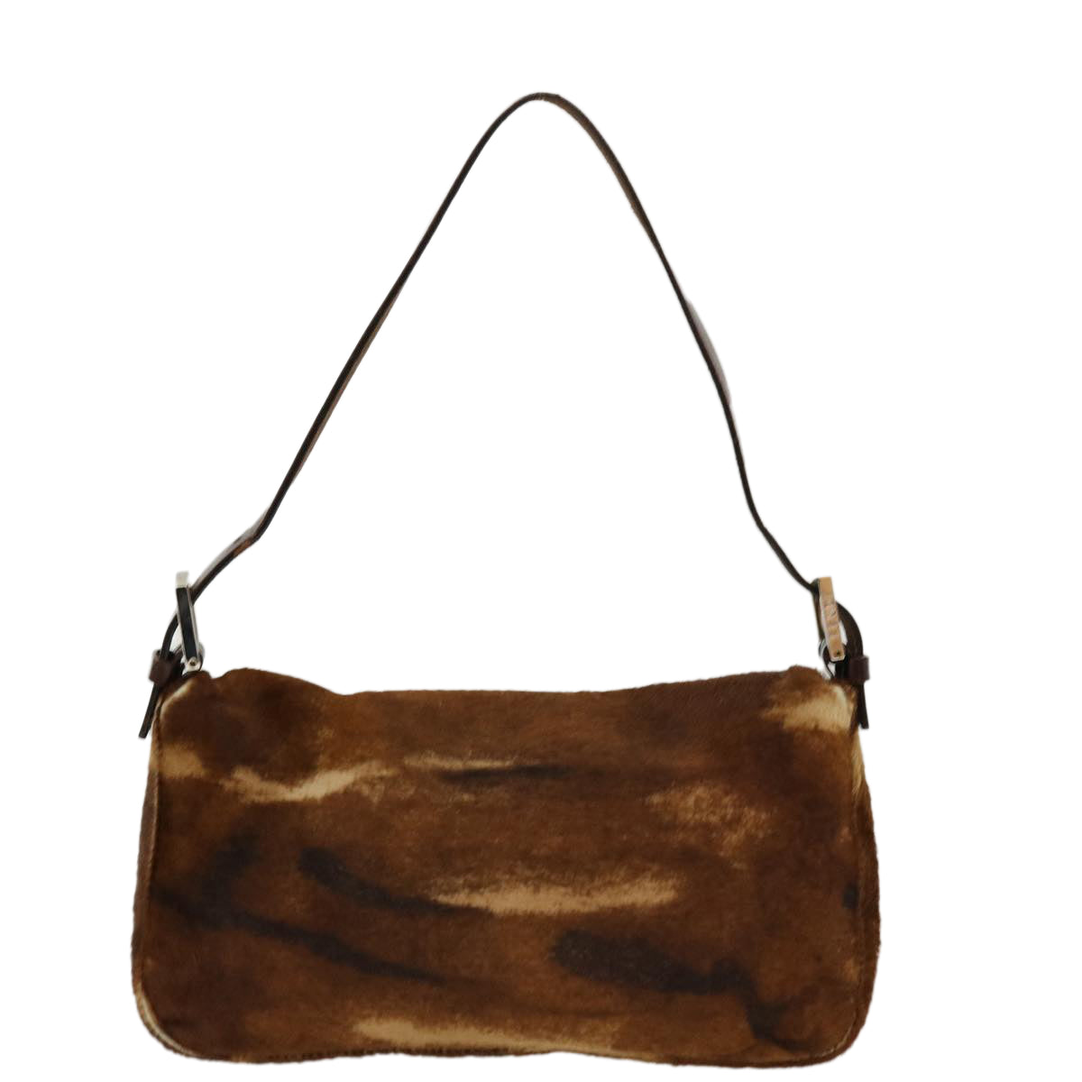 FENDI Mamma Baguette Shoulder Bag Harako leather Brown 2370/26424 yk7072B