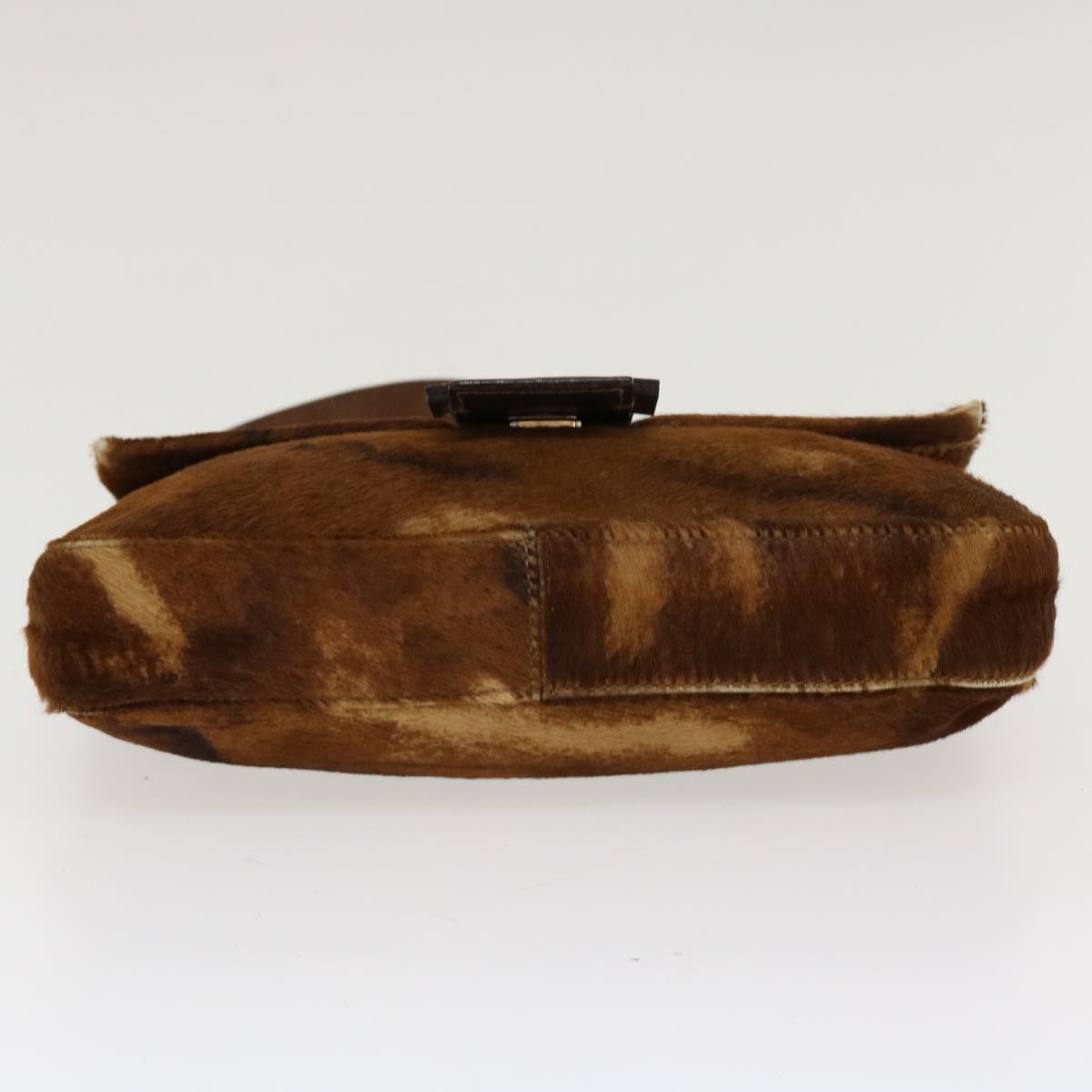 FENDI Mamma Baguette Shoulder Bag Harako leather Brown 2370/26424 yk7072B