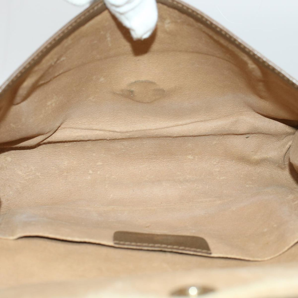 GUCCI GG Canvas Web Sherry Line Clutch Bag Beige Red 89.01.030 yk7078B