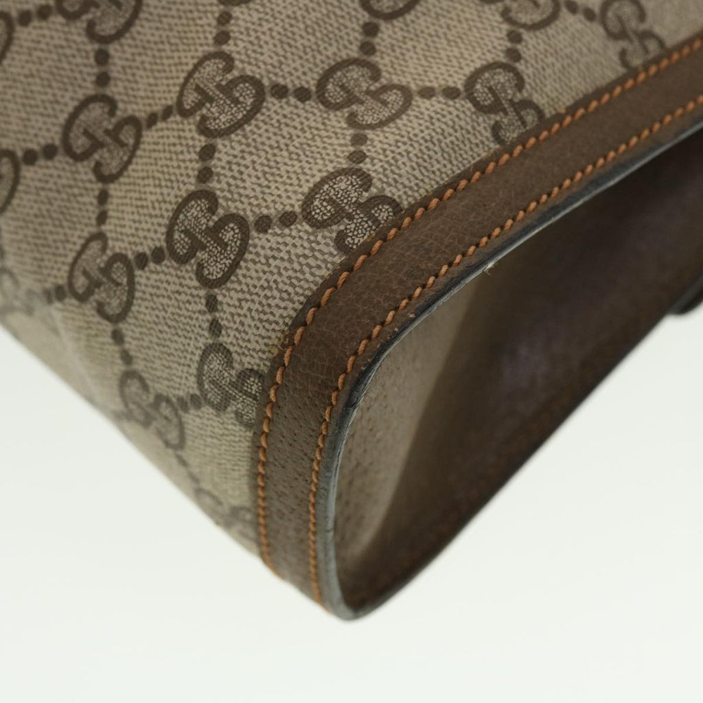GUCCI GG Canvas Web Sherry Line Clutch Bag Beige Red 89.01.007 yk7088B