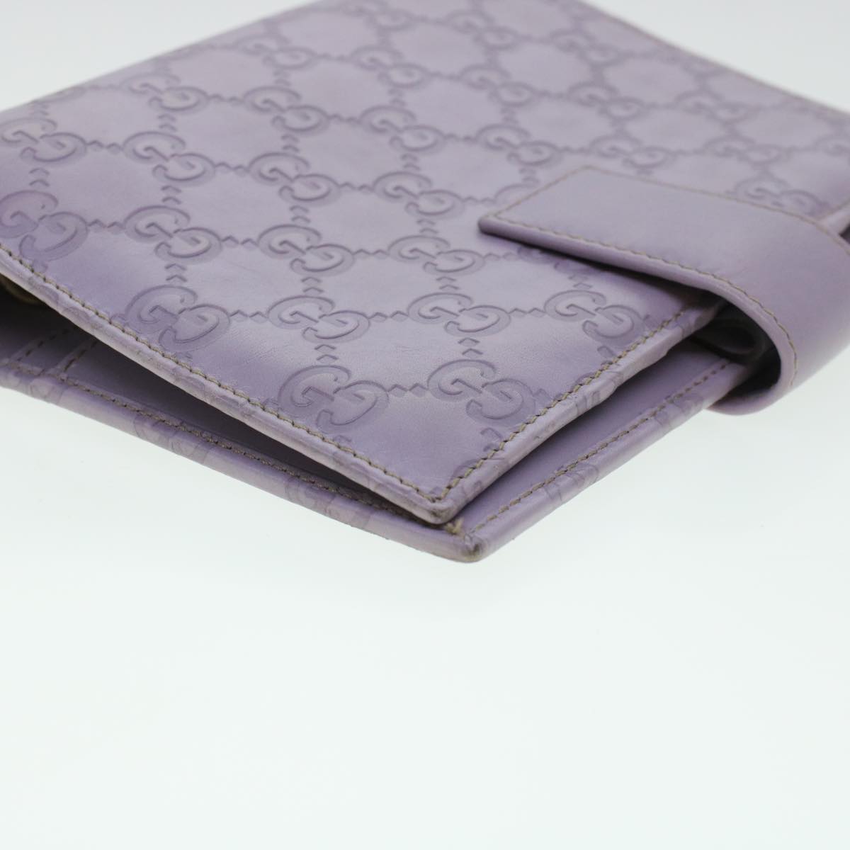 GUCCI GG Canvas Guccissima Day Planner Cover Purple 115241 yk7118