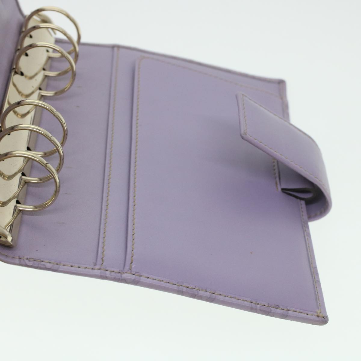 GUCCI GG Canvas Guccissima Day Planner Cover Purple 115241 yk7118