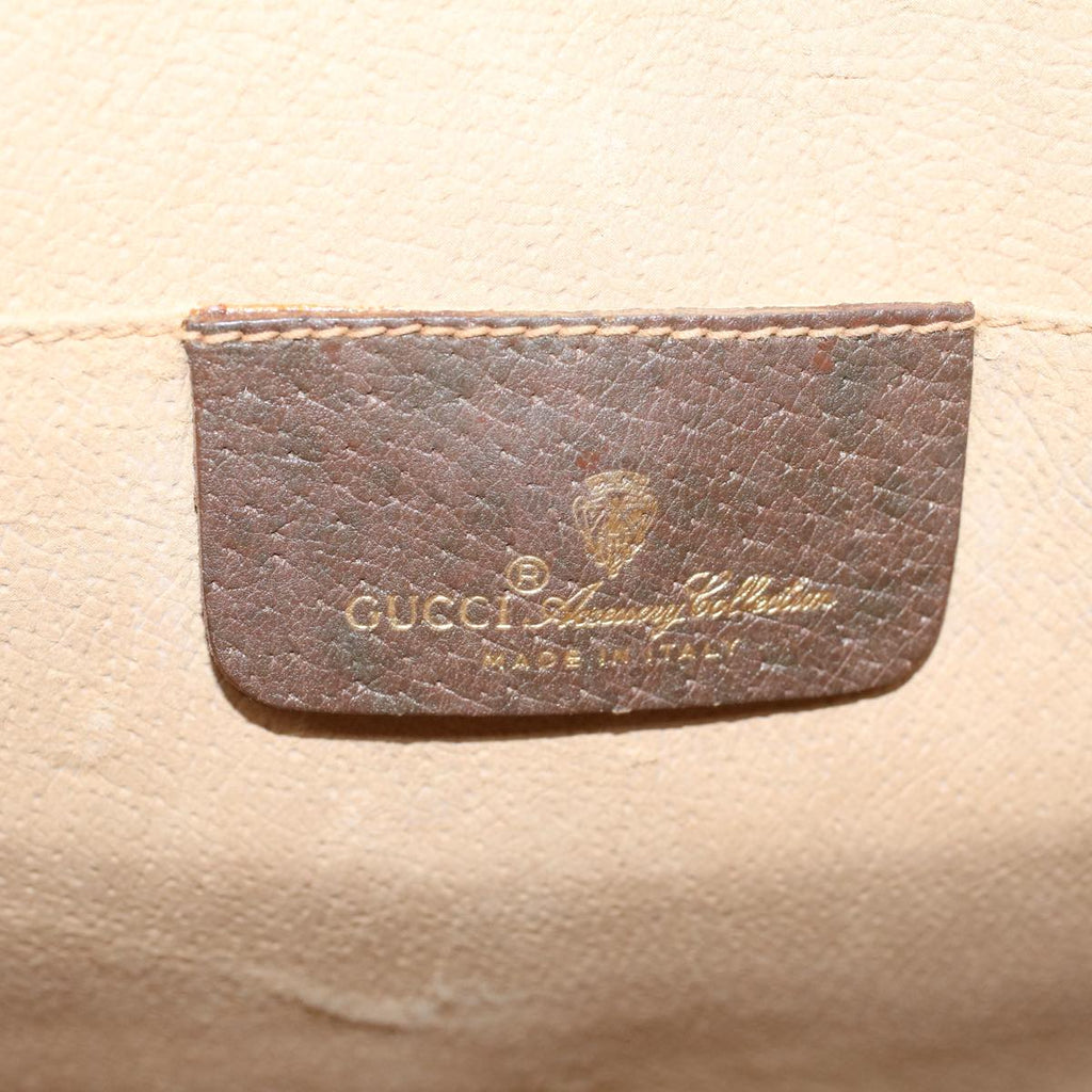 GUCCI GG Canvas Web Sherry Line Clutch Bag Beige Red Green 89.01.030 yk7159