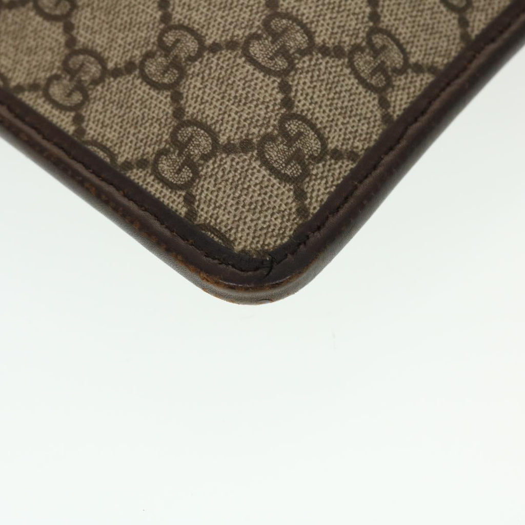 GUCCI GG Canvas Shoulder Bag PVC Leather Beige 27639 yk7163