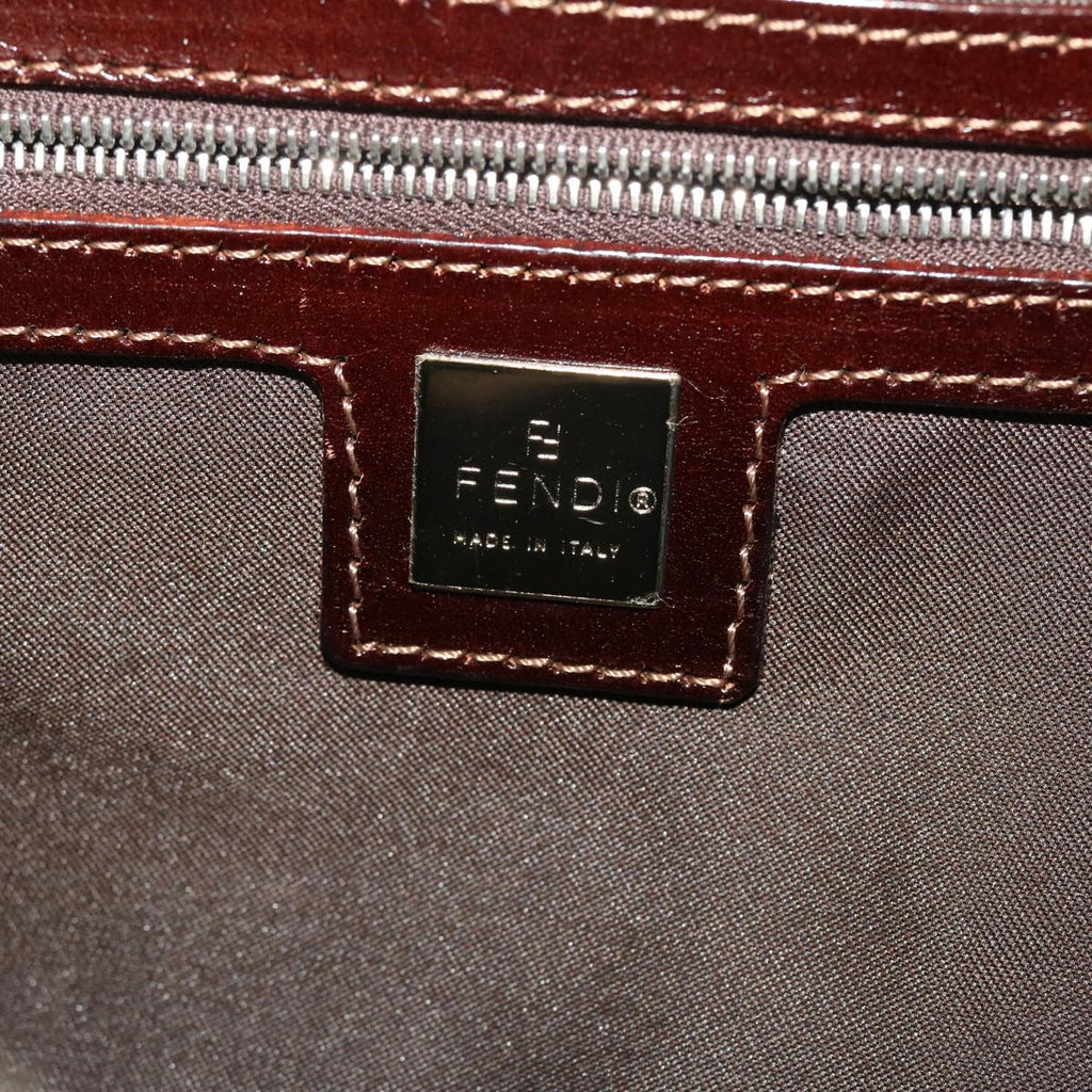 FENDI Zucca Canvas Mamma Baguette Shoulder Bag Beige yk7171