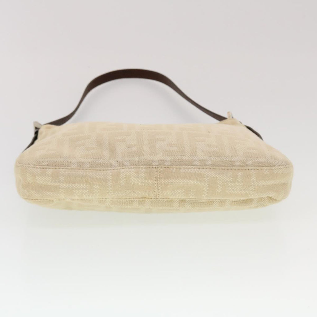 FENDI Zucca Canvas Mamma Baguette Shoulder Bag Beige yk7171