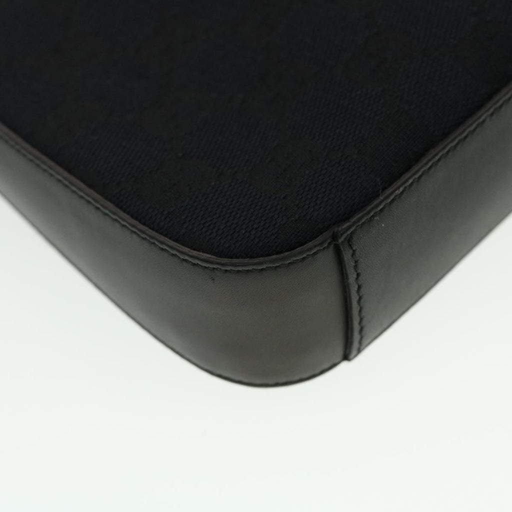 GUCCI GG Canvas Shoulder Bag Black 0014285 yk7184