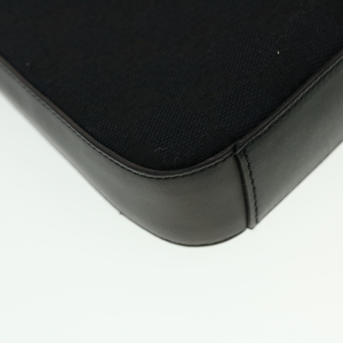GUCCI GG Canvas Shoulder Bag Black 0014285 yk7184