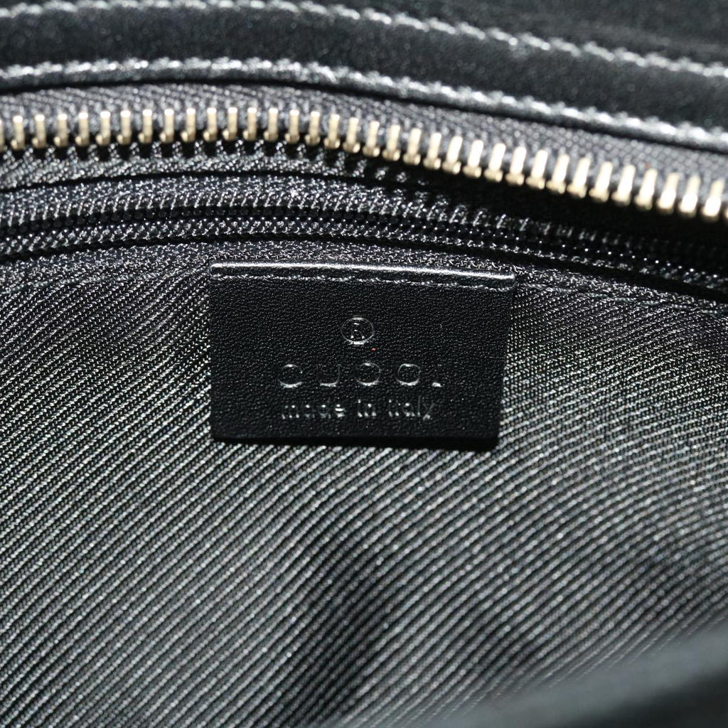 GUCCI GG Canvas Shoulder Bag Black 0014285 yk7184