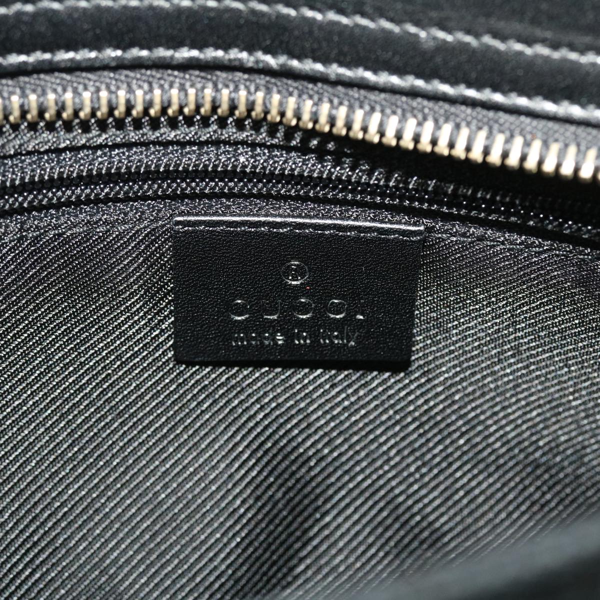 GUCCI GG Canvas Shoulder Bag Black 0014285 yk7184