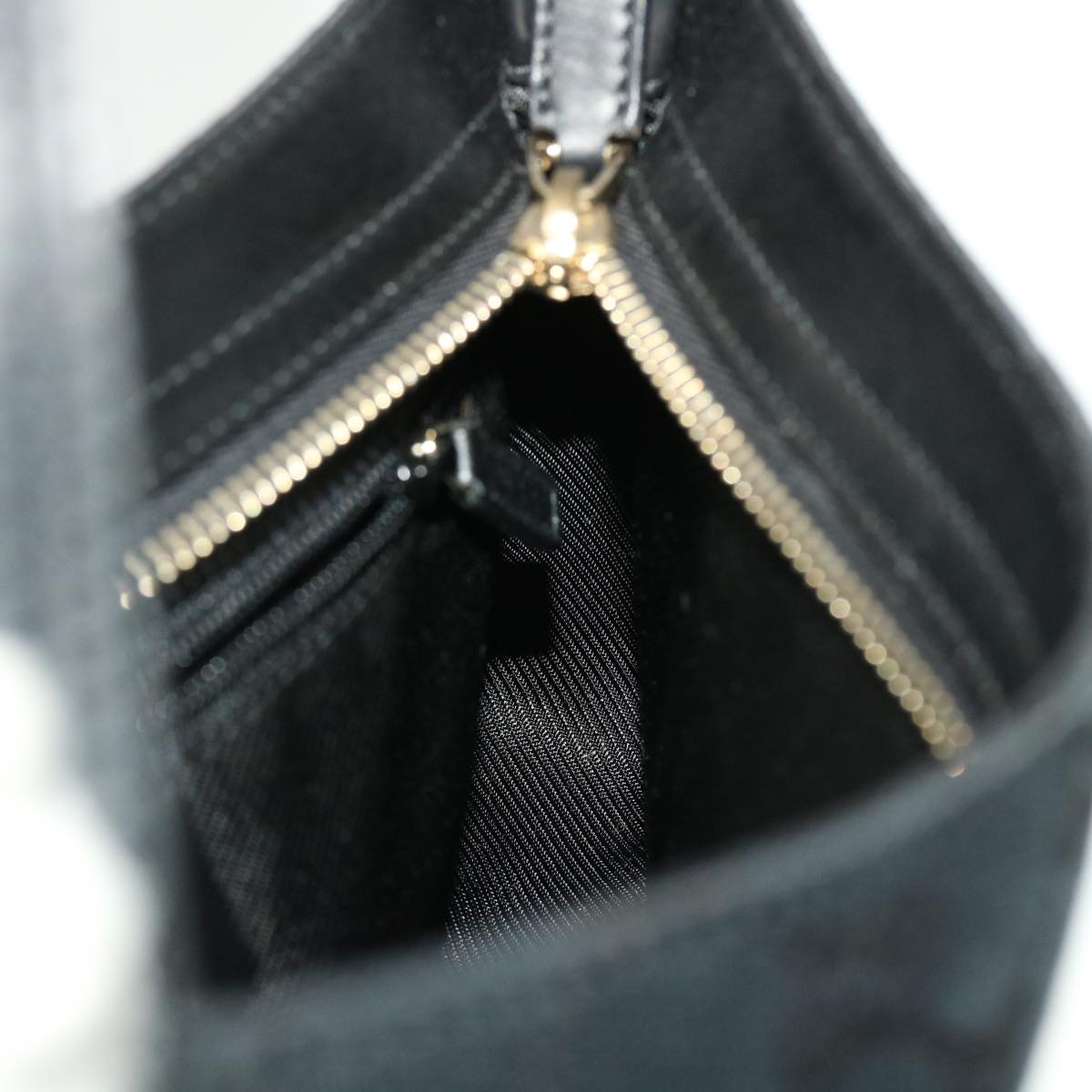 GUCCI GG Canvas Shoulder Bag Black 0014285 yk7184
