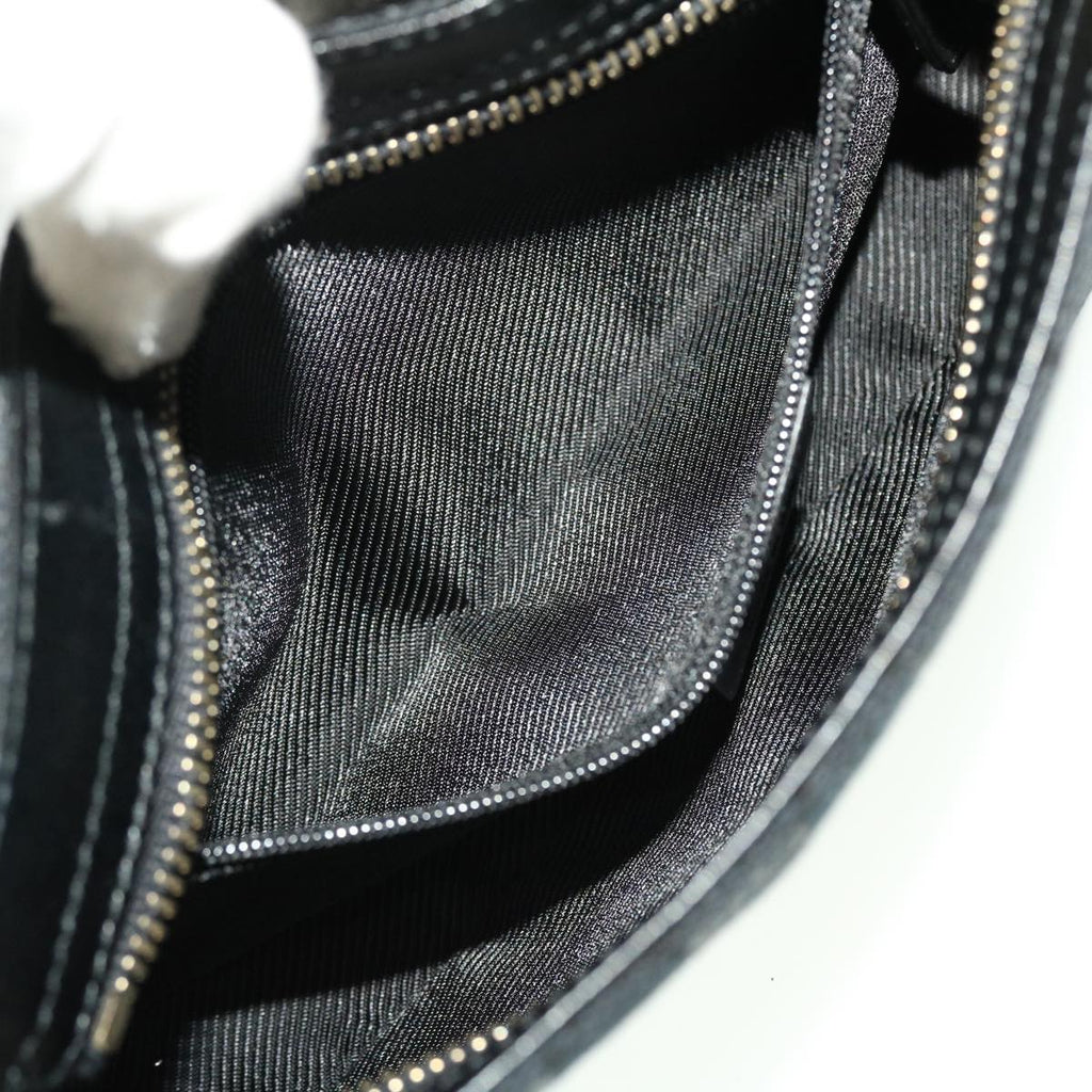 GUCCI GG Canvas Shoulder Bag Black 0014285 yk7184