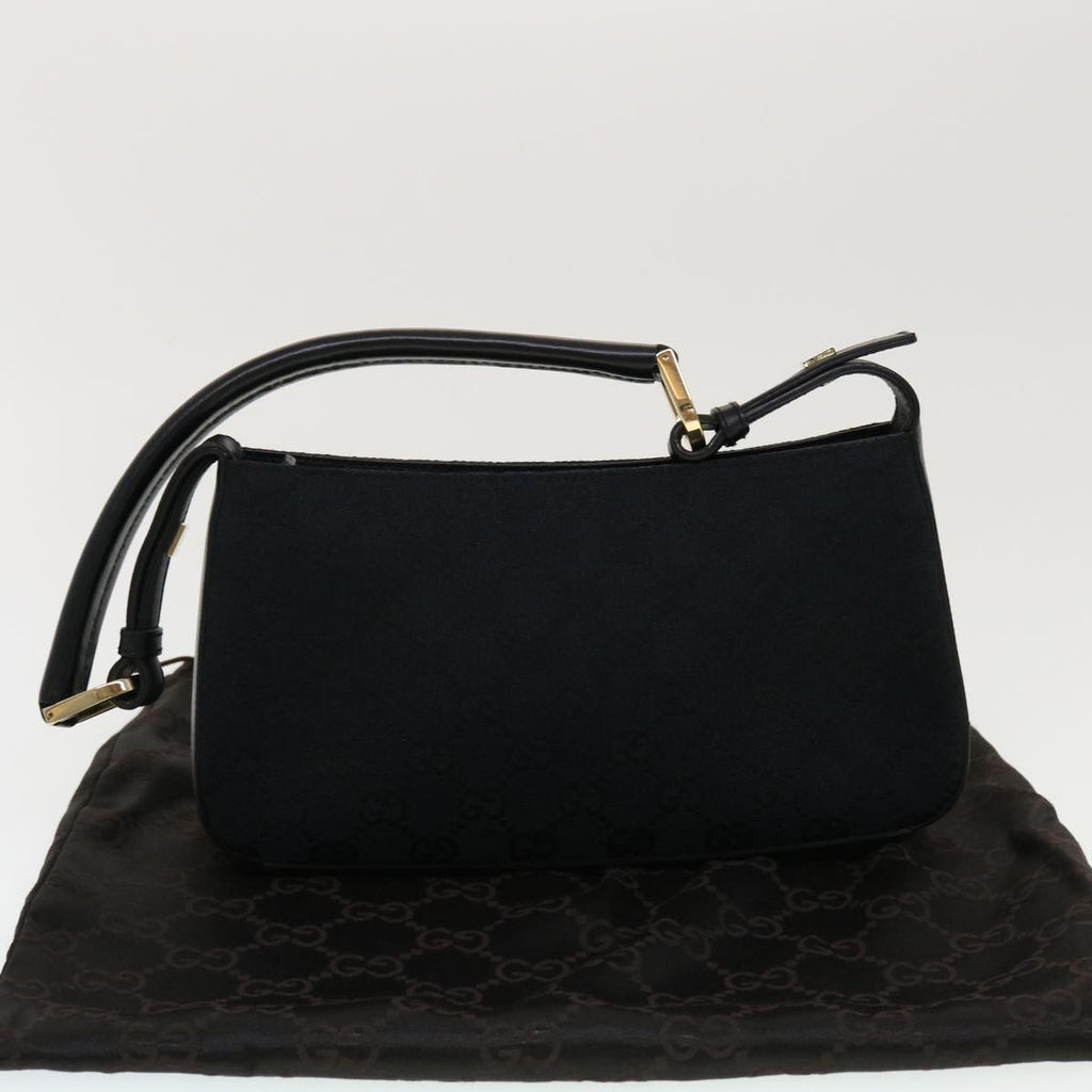 GUCCI GG Canvas Shoulder Bag Black 0014285 yk7184
