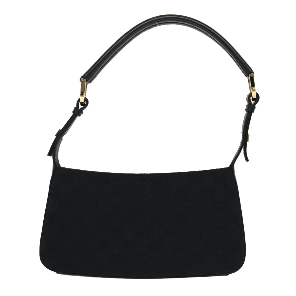 GUCCI GG Canvas Shoulder Bag Black 0014285 yk7184
