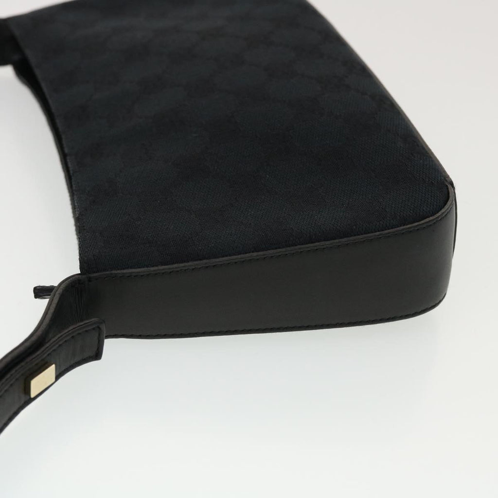 GUCCI GG Canvas Shoulder Bag Black 0014285 yk7184