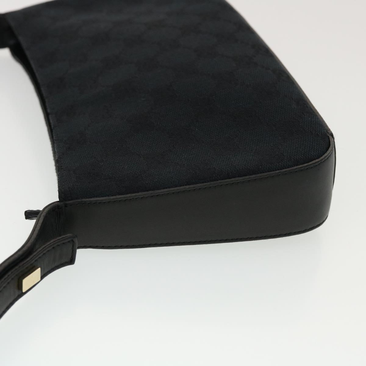 GUCCI GG Canvas Shoulder Bag Black 0014285 yk7184