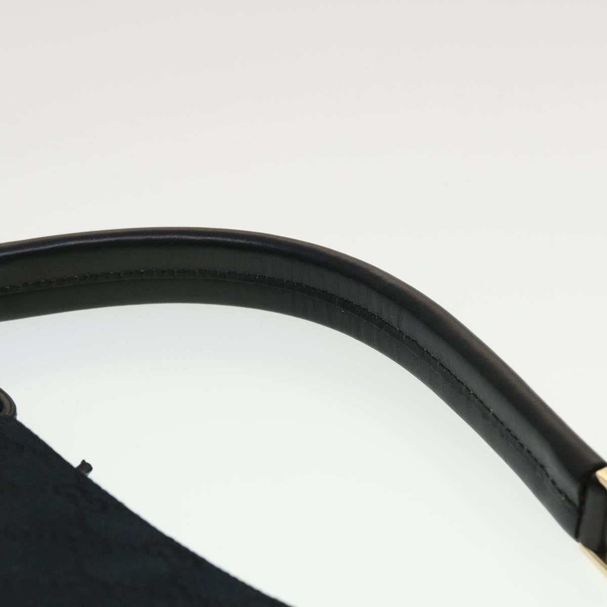 GUCCI GG Canvas Shoulder Bag Black 0014285 yk7184