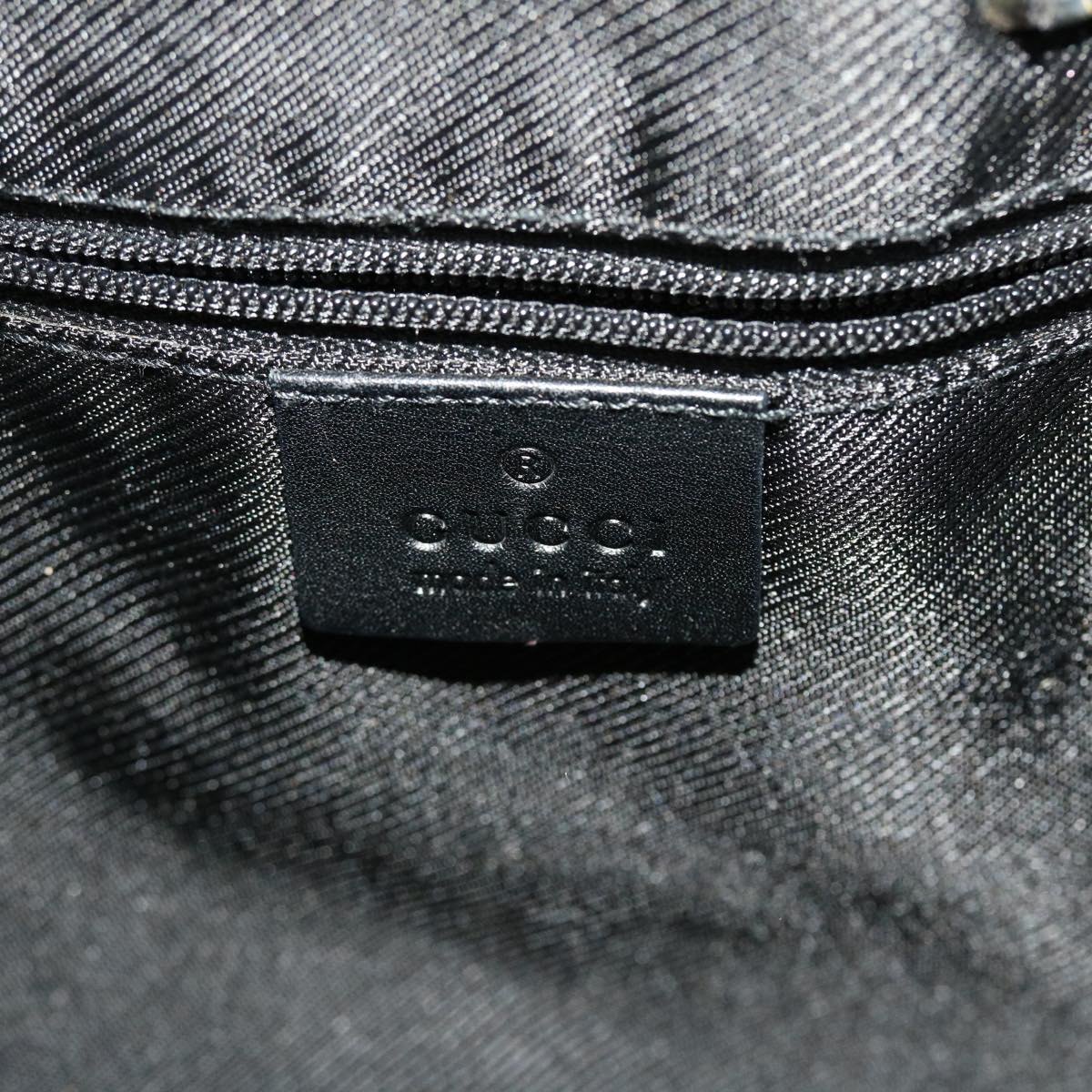 GUCCI GG Canvas Shoulder Bag Black yk7193