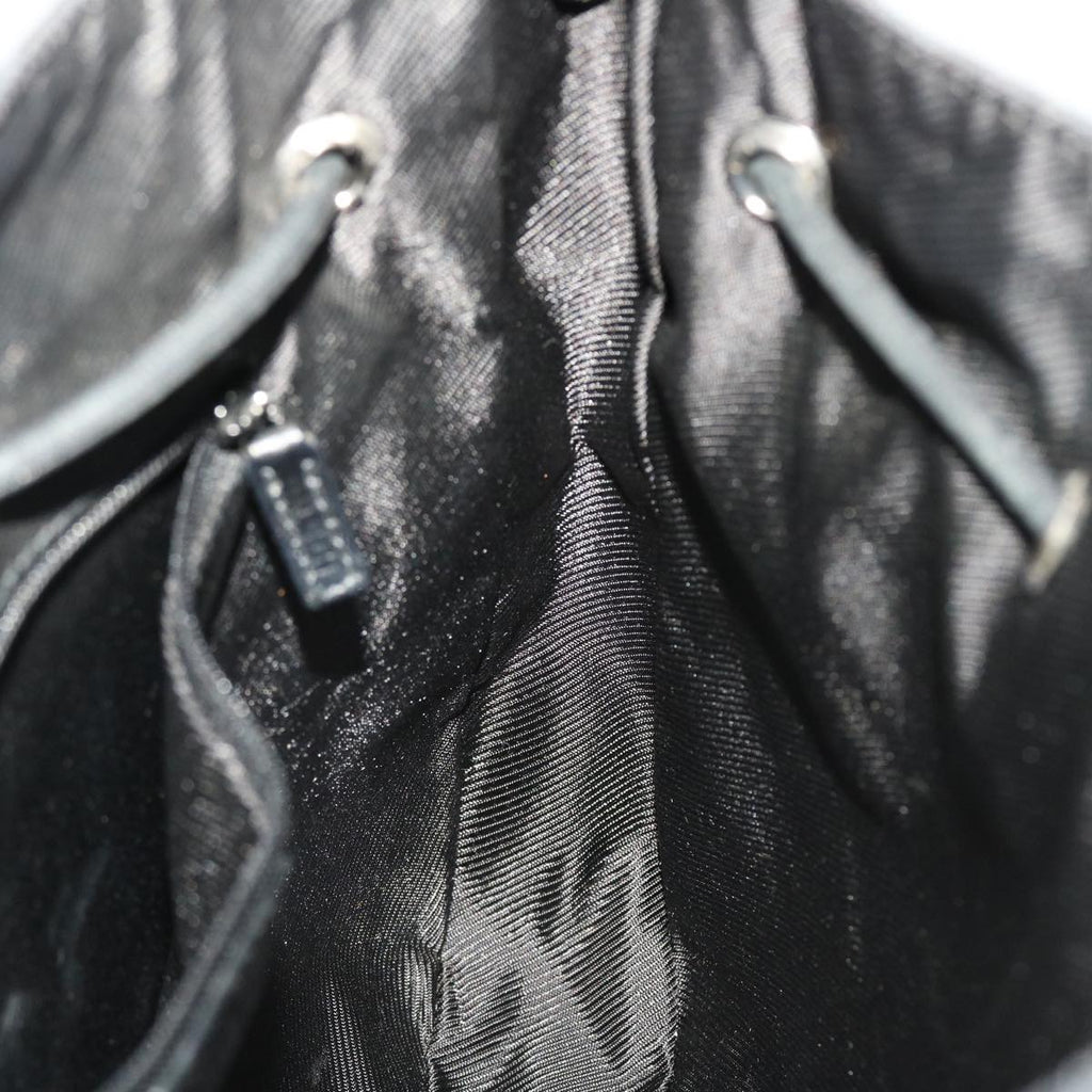 GUCCI GG Canvas Shoulder Bag Black yk7193