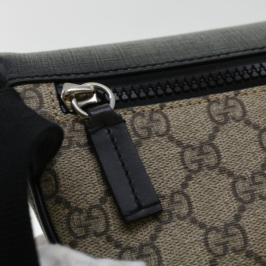 GUCCI GG Canvas Body Bag PVC Leather Beige 450946 yk7290