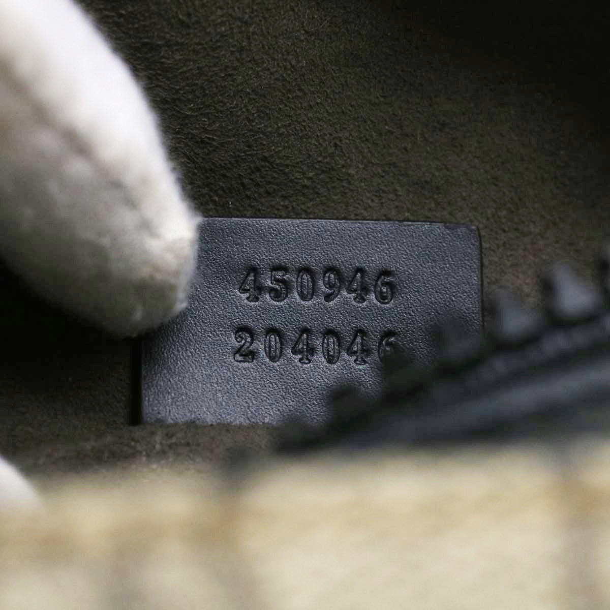 GUCCI GG Canvas Body Bag PVC Leather Beige 450946 yk7290