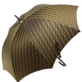 FENDI Zucca Canvas Umbrella Nylon Brown Black yk7409B