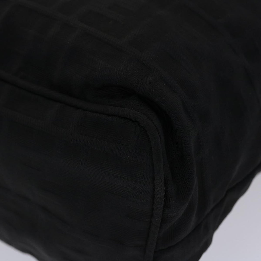 FENDI Zucca Canvas Tote Bag Black yk7411
