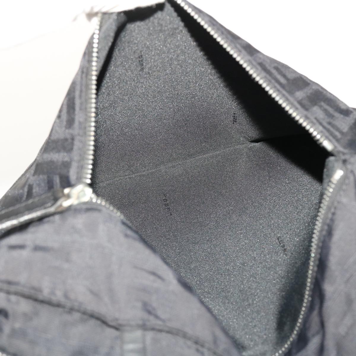 FENDI Zucca Canvas Tote Bag Black yk7411
