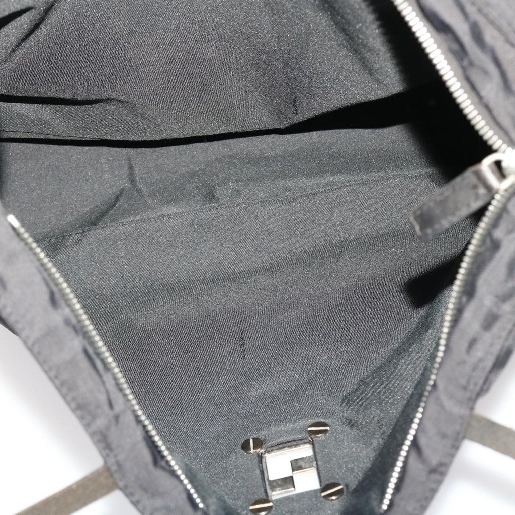 FENDI Zucca Canvas Tote Bag Black yk7411