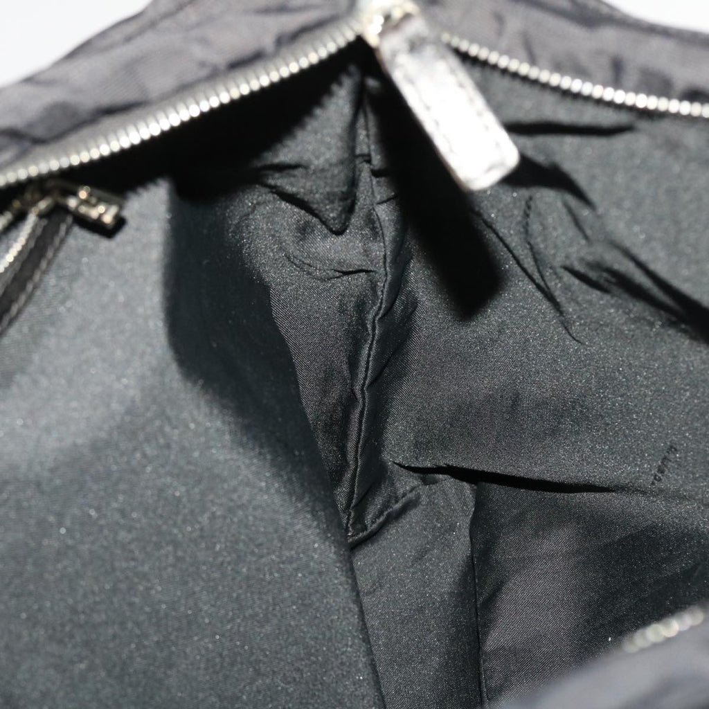 FENDI Zucca Canvas Tote Bag Black yk7411