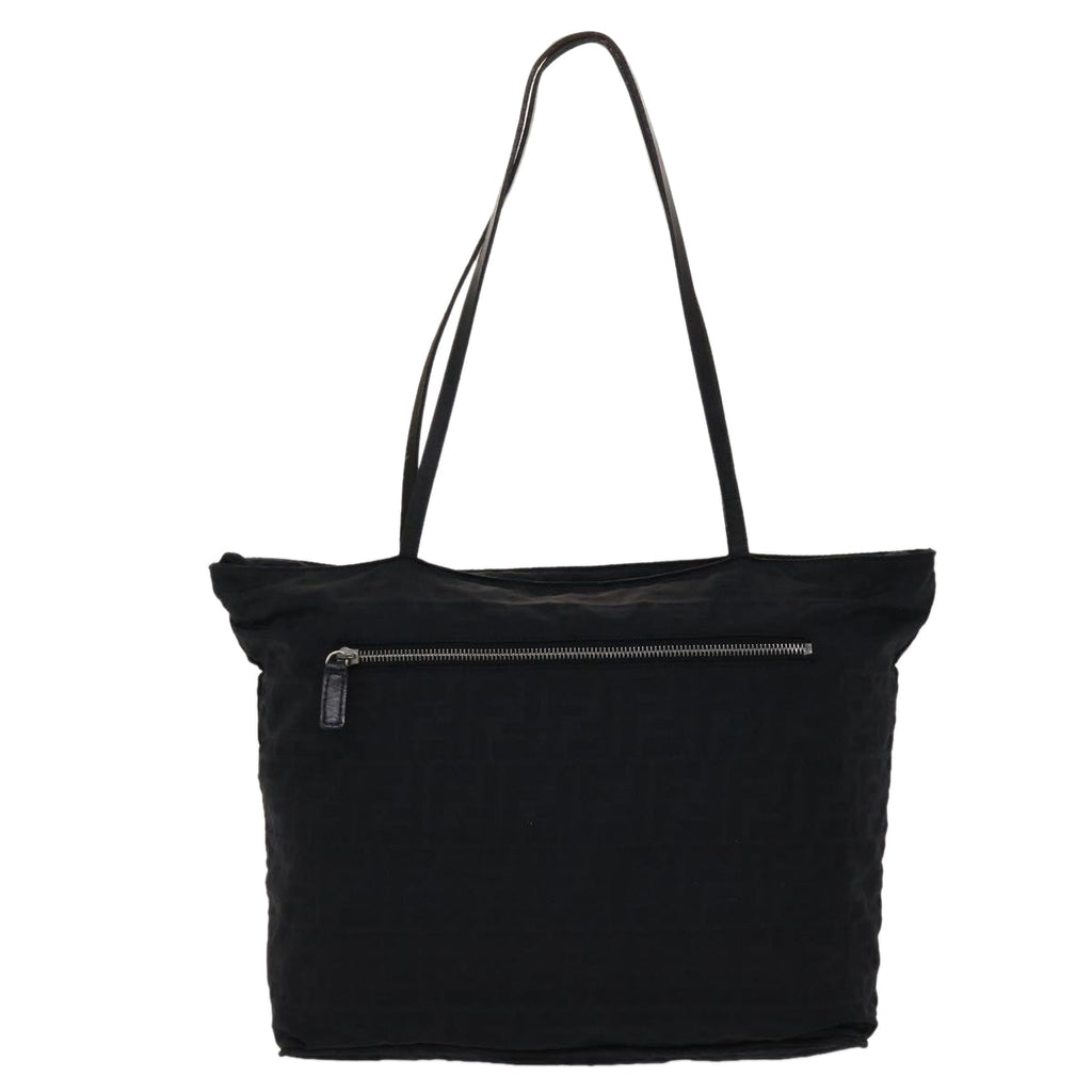 FENDI Zucca Canvas Tote Bag Black yk7411