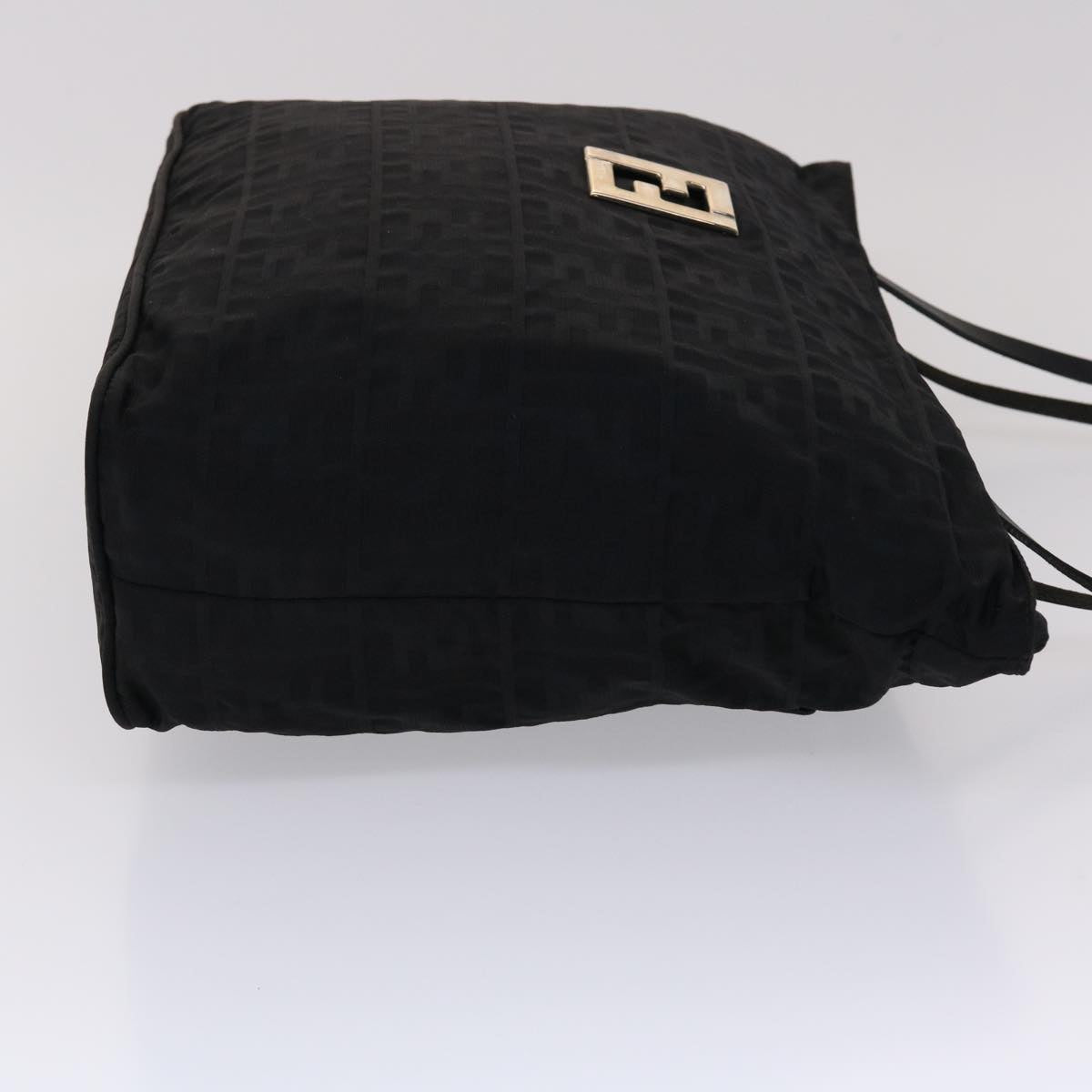 FENDI Zucca Canvas Tote Bag Black yk7411