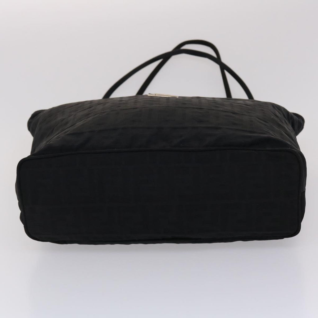 FENDI Zucca Canvas Tote Bag Black yk7411