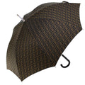 FENDI Zucca Canvas Umbrella Nylon Brown Black yk7439