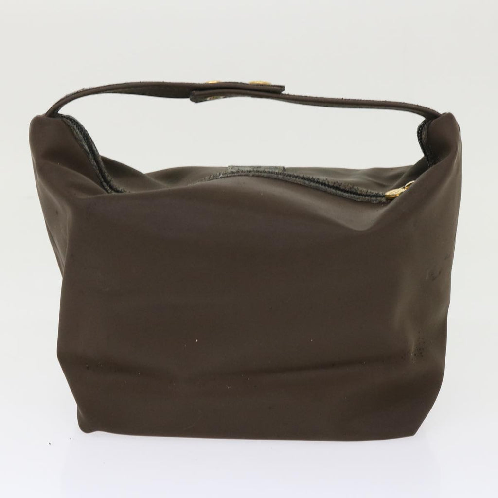 FENDI Pecan Canvas Shoulder Bag Nylon 2Set Brown Black yk7554B