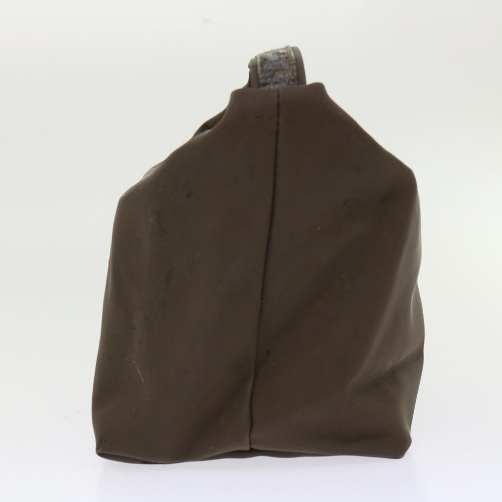 FENDI Pecan Canvas Shoulder Bag Nylon 2Set Brown Black yk7554B