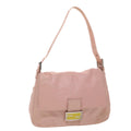 FENDI Mamma Baguette Shoulder Bag Leather Pink 2308-26325-008 yk7599
