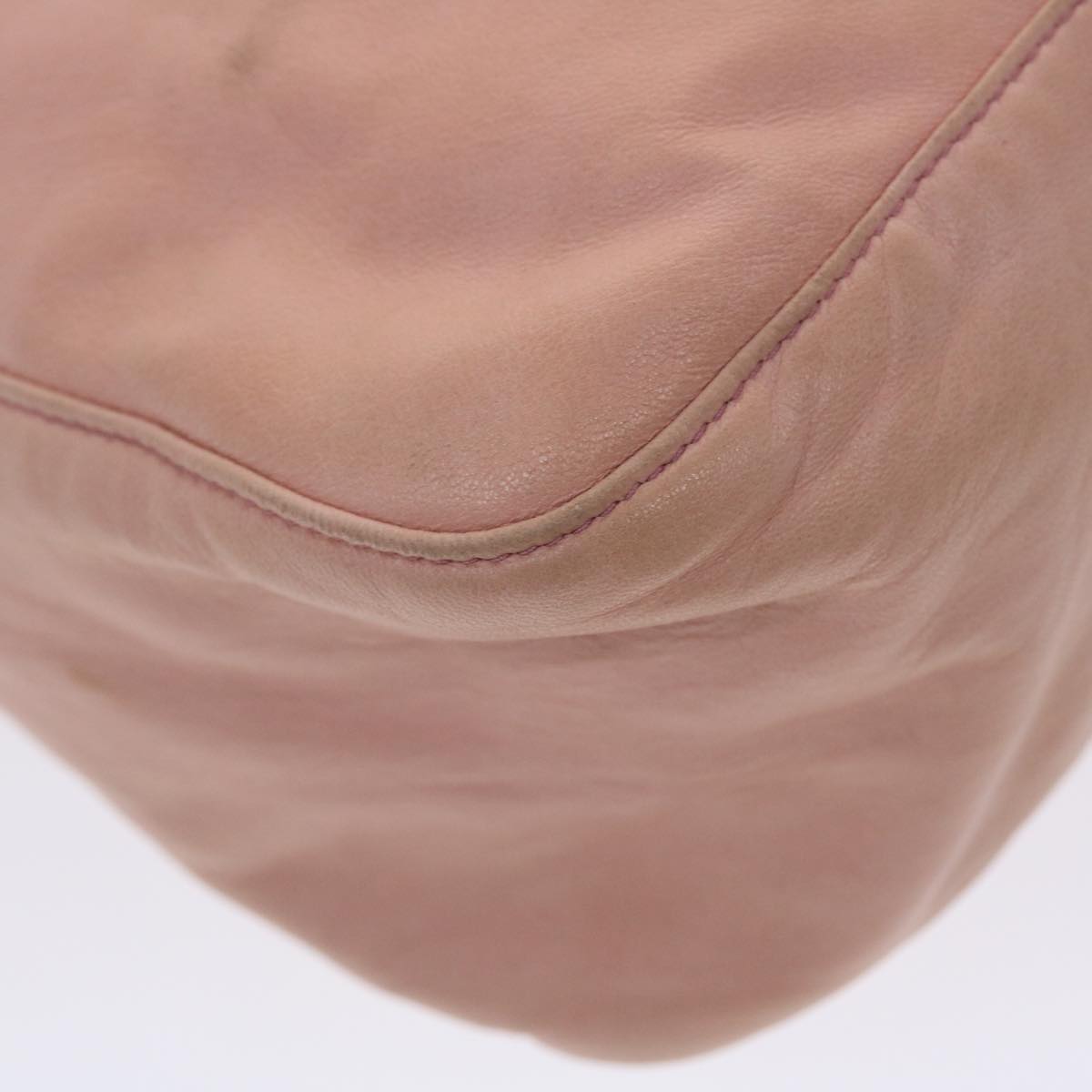 FENDI Mamma Baguette Shoulder Bag Leather Pink 2308-26325-008 yk7599
