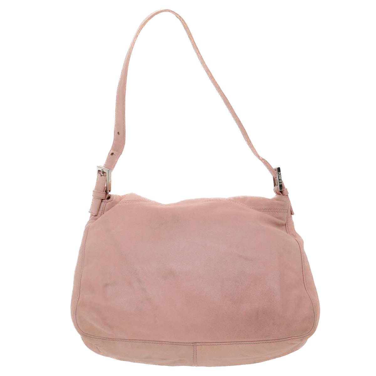 FENDI Mamma Baguette Shoulder Bag Leather Pink 2308-26325-008 yk7599