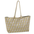 FENDI Zucca Canvas Tote Bag Gold Tone yk7698B