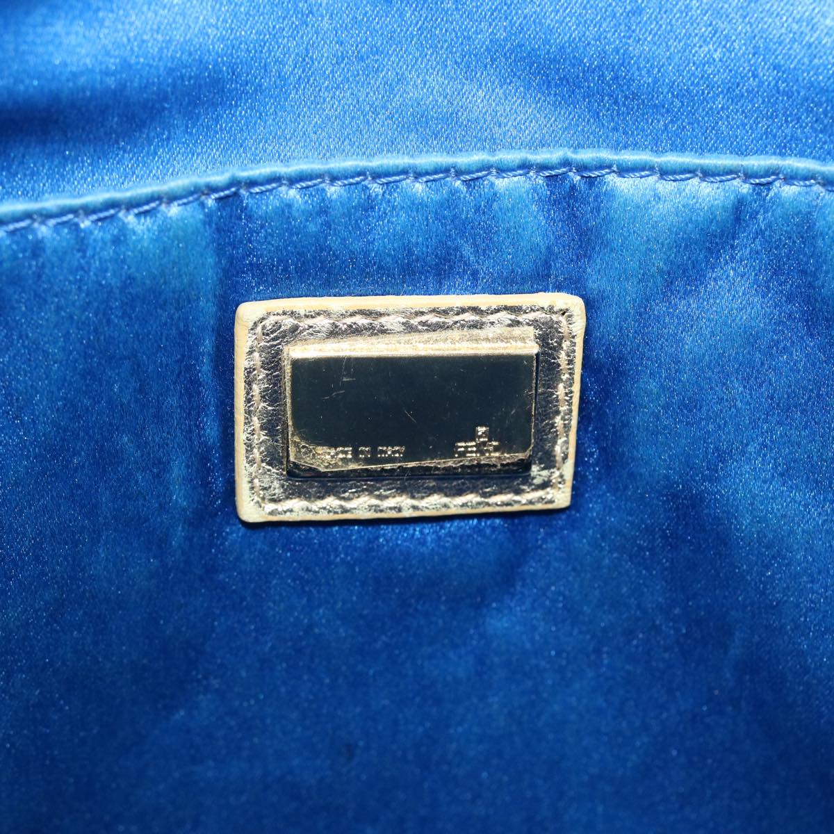 FENDI Zucca Canvas Tote Bag Gold Tone yk7698B