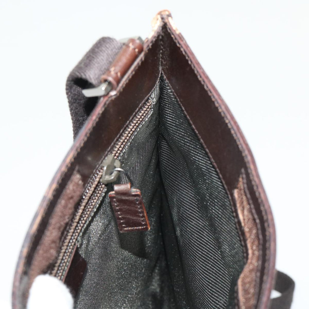 GUCCI GG Canvas Shoulder Bag PVC Leather Beige 27639 yk7766
