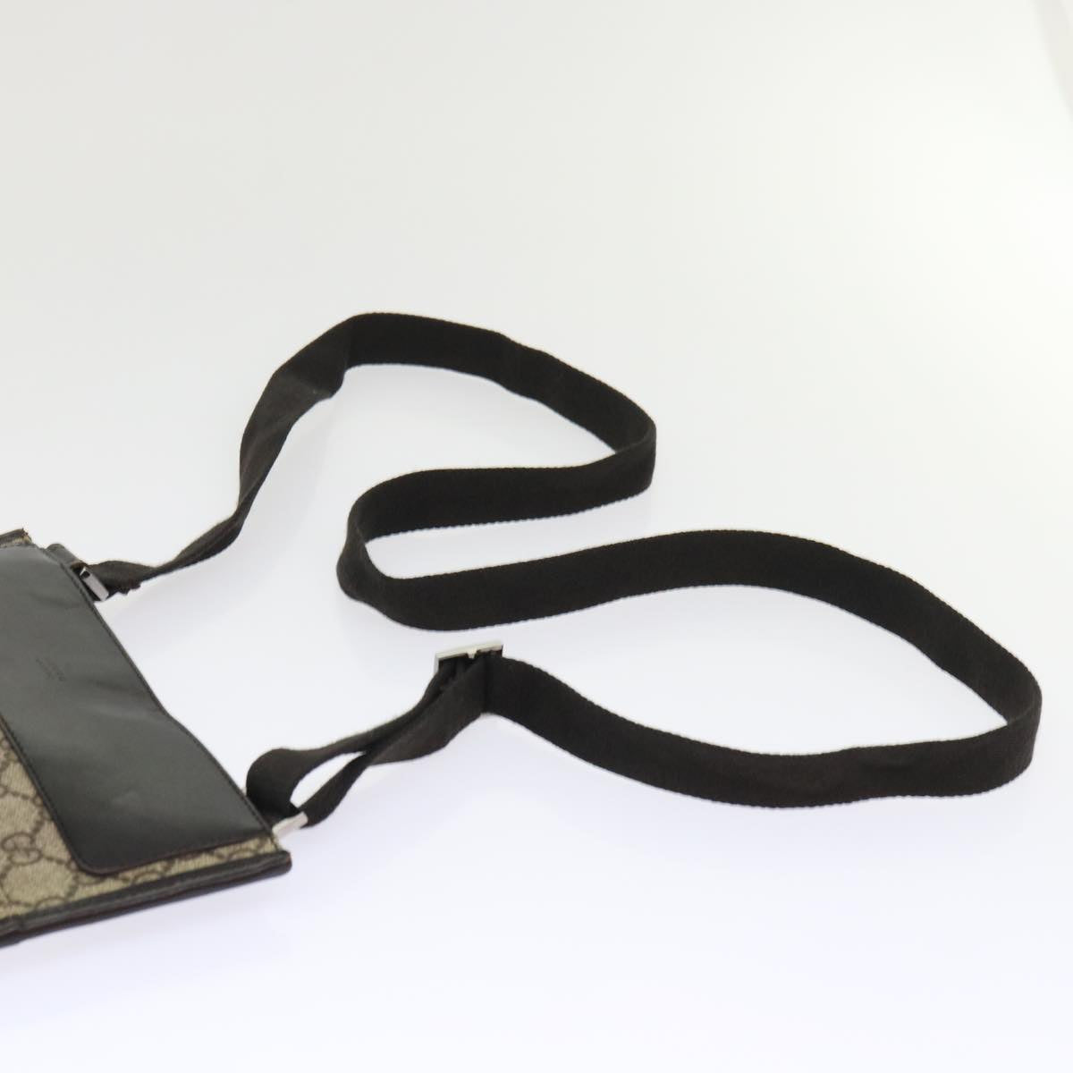 GUCCI GG Canvas Shoulder Bag PVC Leather Beige 27639 yk7766