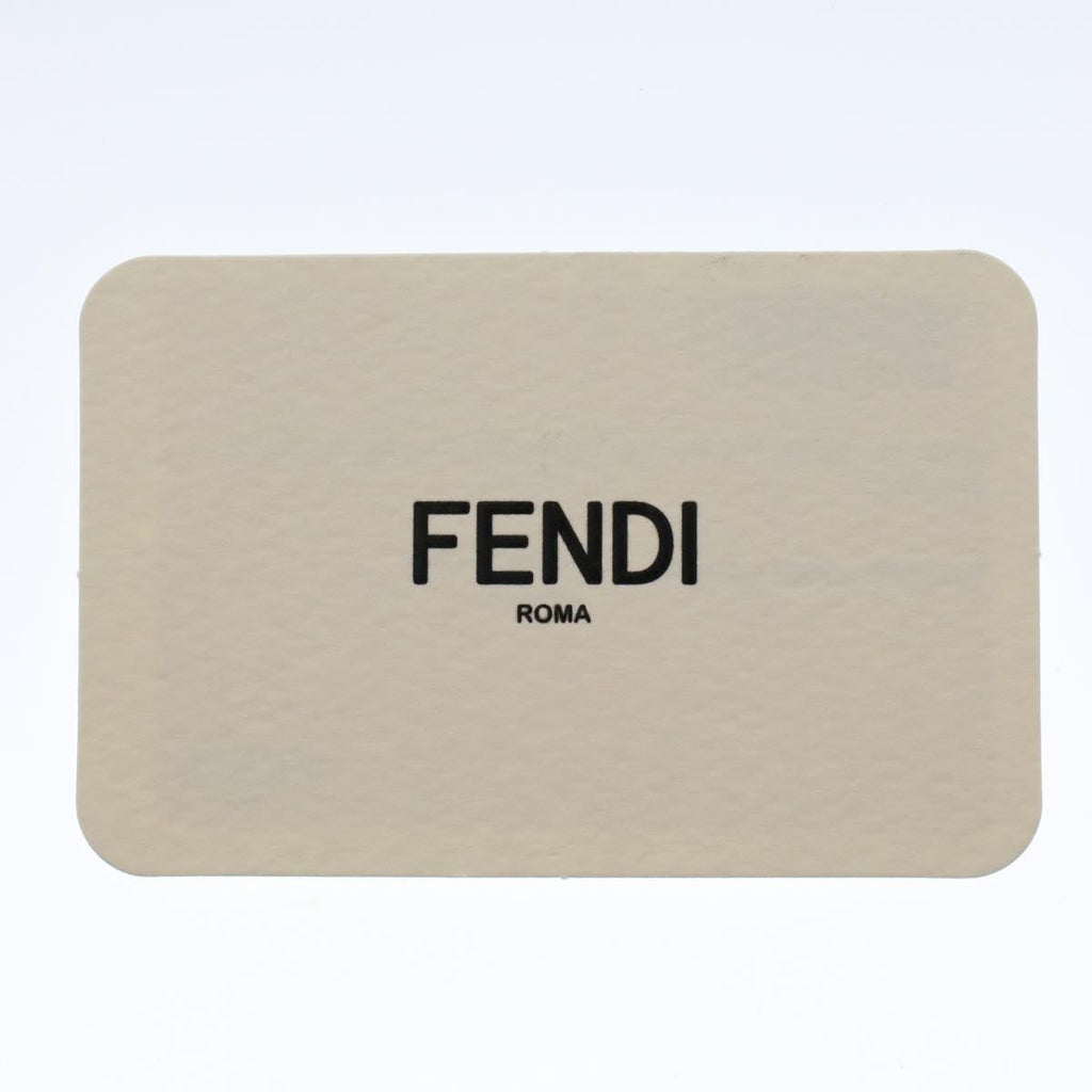 FENDI Zucca Canvas Clutch Bag PVC Leather Brown Black yellow yk7868
