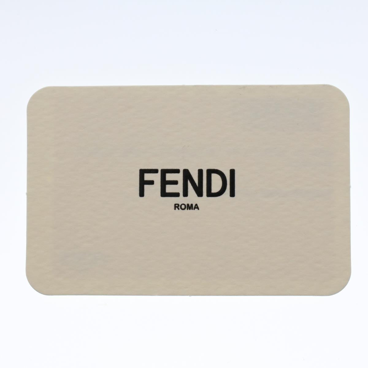FENDI Zucca Canvas Clutch Bag PVC Leather Brown Black yellow yk7868