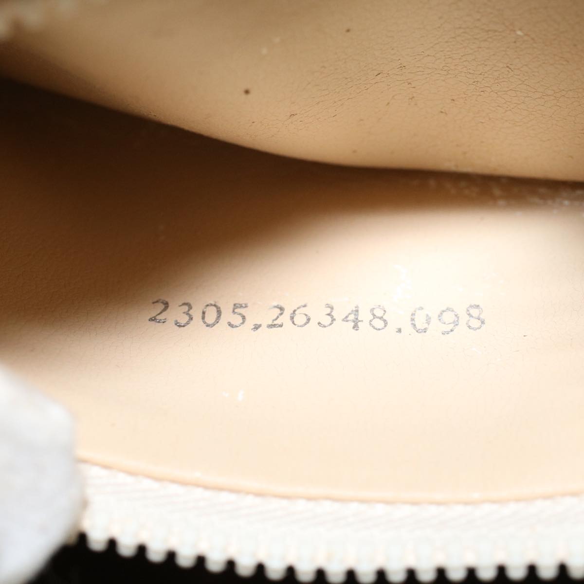 FENDI Zucca Canvas Hand Bag Nylon Brown Black yk7887