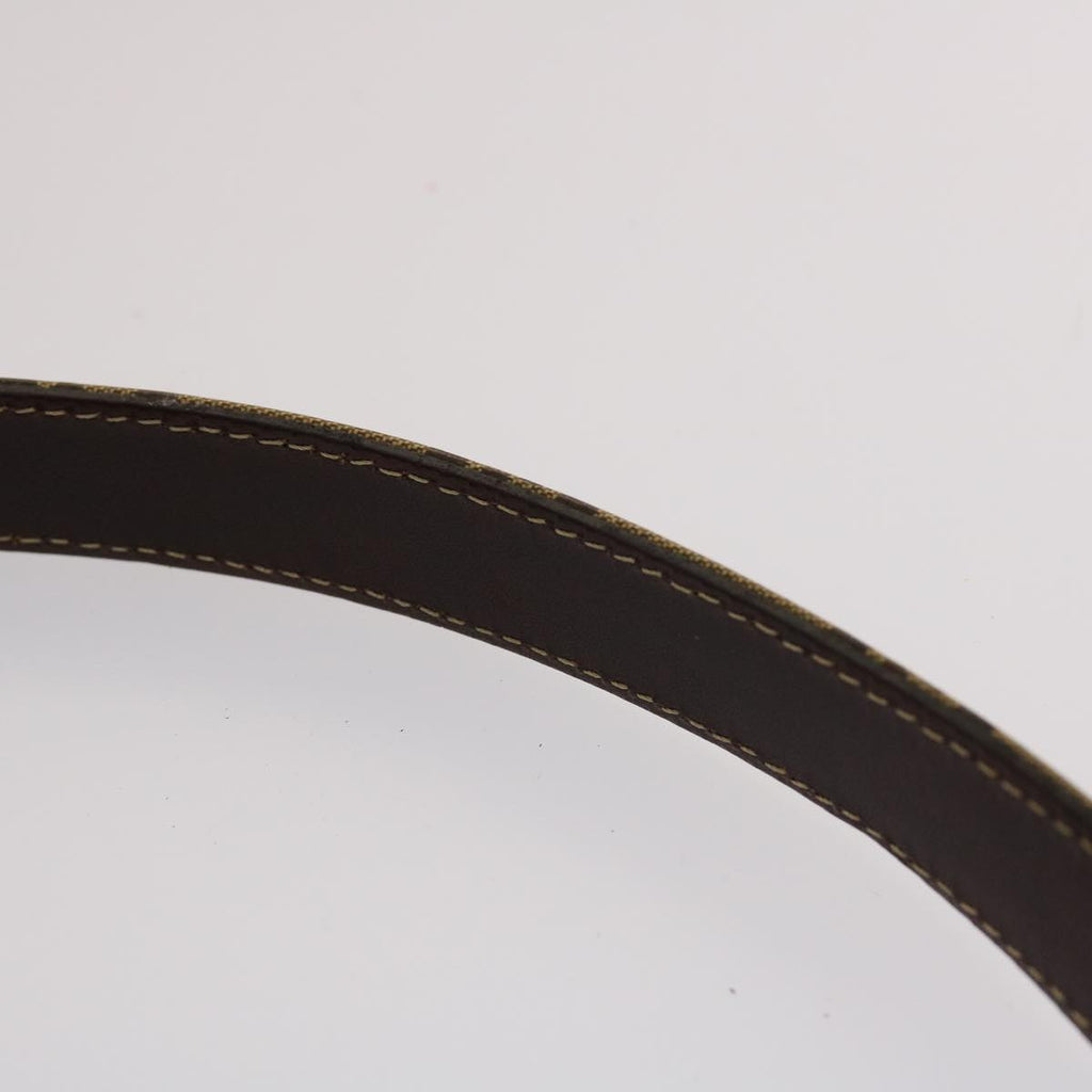 FENDI Zucchino Canvas Mamma Baguette Shoulder Bag Brown yk7943