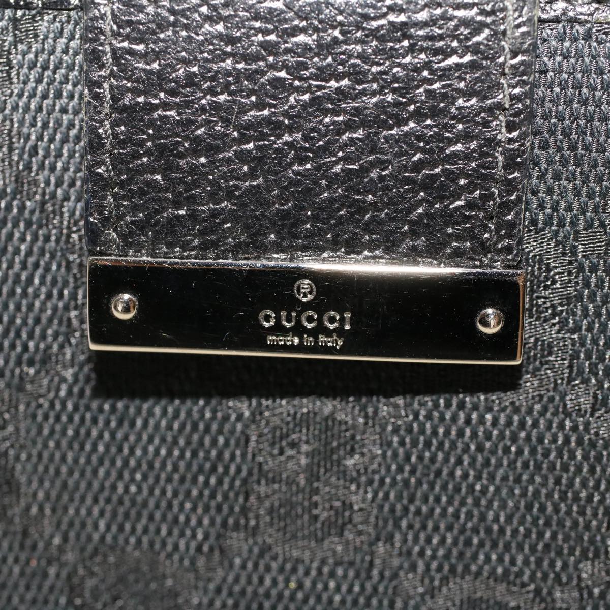GUCCI GG Canvas Day Planner Cover Black 115240 yk7976