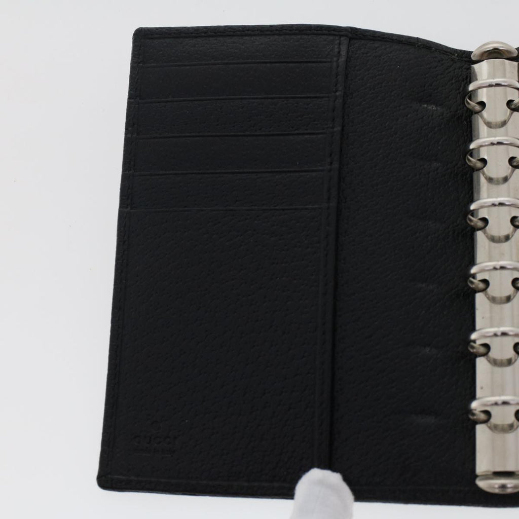 GUCCI GG Canvas Day Planner Cover Black 115240 yk7976